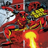 Comics Comics-Deadpool-plakat-kolaž na zidu, 22.375 34