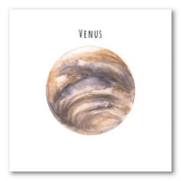 Sažetak planeta Venera Slikanje platna umjetnički tisak