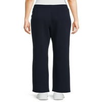Atletičke radove ženske hlače za runo s džepovima, veličine xs-3xl