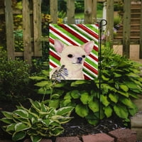 Caroline's Treasures SS4541-ZASTAVA-Božićni zastava za roditelje Chihuahua Candy Cane Holiday, višebojne
