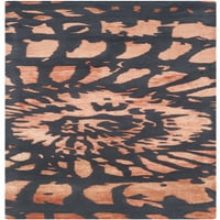 Tradicionalni tepih od Kapri vune-čelično plava-boja: čelično plava, dizajn: tradicionalna, oblik: staza, Veličina: 9'oe 2' 3oe