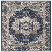 Tradicionalni cvjetni tepih, Tamno siva, 6'79'