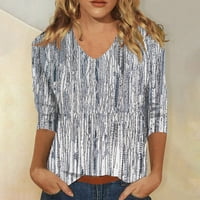 Majice kratkih rukava Ženske Ležerne ljetne majice modne odjevne bluze jesenska Moda slatke majice majica s okruglim vratom pulover