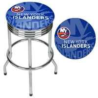 Krome rebrasti bar stolica - New York Islanders