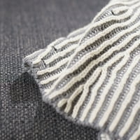 Prekrivač od prekrivača u sivoj i bijeloj boji