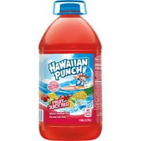 Havajski voćni punč sa sočnim crvenim sokom, boca od galona
