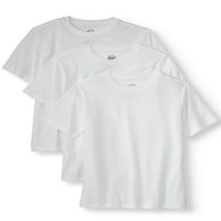 Majica s okruglim vratom i kratkim rukavima za dječake, 3 pakiranja, veličine 4 - i haskija
