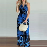Ženska Moda digitalni tisak elastični pojas šareni kombinezon s naramenicama