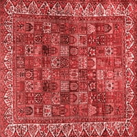 Tradicionalni tepisi u perzijskoj crvenoj boji, kvadrat 7 stopa