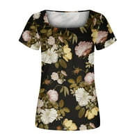 Rasprodaja A. M. ženska modna ležerna majica s kratkim rukavima s kratkim rukavima, široke bluze na rasprodaji