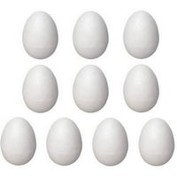 10 komada ukrasnih realističnih umjetnih kokošjih jaja za inkubaciju-pakiranje jaja