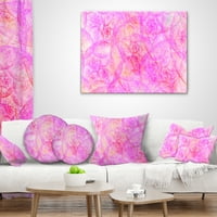 Dizajnerski ružičasti fraktalni dramatični oblaci-apstraktni jastuk-16.16