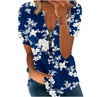 Ženska majica s cvjetnim printom za žene, majica s kratkim rukavima, majica s kratkim rukavima, majica s kratkim rukavima, majica