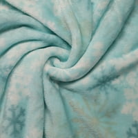Super mekani plišani pokrivač u boji morsko zelene boje