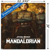 Ratovi zvijezda: Mandalorijska sezona - zidni poster Mandalorijanaca, 22.375 34