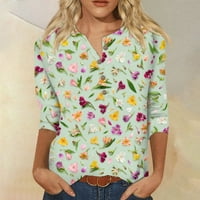 Majice dugih rukava za žene slatke grafičke majice bluze casual Plus size osnovne majice puloveri Ženske košulje