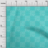 Jednobojna rajonska šifonska tkanina s geometrijskim otiskom u bloku širine dvorišta