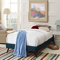 Bračni krevet na platformi s presvlakama od tkanine u mn