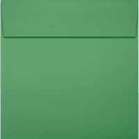 Papir kvadrat pozivnice Peel & Press omotnice, 80 lb, 1 2, blagdanski zeleni, pakiranje