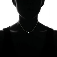 Simulirana srebrna srebrna ogrlica za choker od srebra