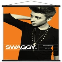 Justin Bieber-Šik drveni magnetski uokvireni zidni poster, 22.375 34