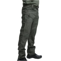 Muške hlače u donjem dijelu, široke veličine, Plus Size, muške teretne hlače s više džepova, radna odjeća, vojni sigurnosni džep