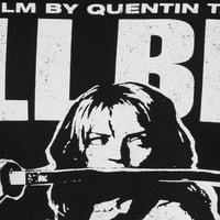 Muška ubojstva Bill Crno-bijeli grafički plakat grafičke majice