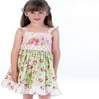 Dječje haljine za djevojčice i remen, 2-3-4-5
