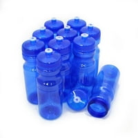 Plave sportske boce za vodu bez BPA, set od 10 komada, Proizvedeno u SAD-u