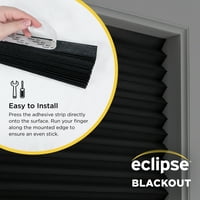 Eclipse Blackout Papir naplaćeni multi nijansa izrezana do širine, crna, 2-komad, 72
