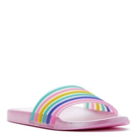 Wonder Nation Rainbow Stripe Slide sandala