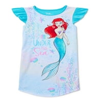 Spavaćica-pidžama za djevojčice Disnei Mala sirena Ariel, veličine 4-12