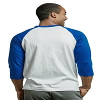 Ležerne majice od Raglan dresa s kratkim rukavima s okruglim vratom