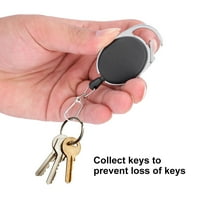 Prijenosni mini držač za ključeve, uvlačivi privjesak za ključeve, za kampiranje na otvorenom