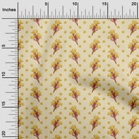 Jednobojni baršun blijedožuta tkanina materijal za cvjetnu haljinu tiskana tkanina tkanina široka dvorišta