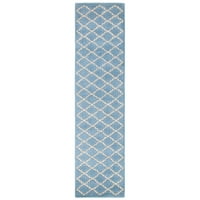 Plavo-sivi ručno izrađeni tepih od 9930 inča
