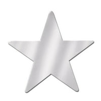Ukrasne zvijezde od folije, 24 komada, srebro