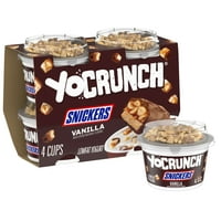 Yocrunch niska masna vanilija sa jogurtom Snickers, Oz. Šalice, grof