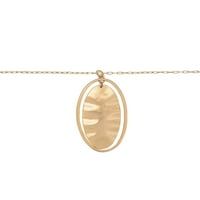 The Pioneer Woman - Ženski ukras, komplet ogrlica od perli Duo je u nježnim zlatne boje