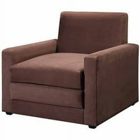 Jednostruka stolica spavaća boja: smeđa