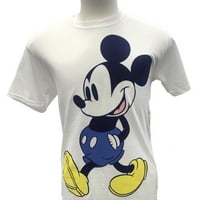Bijela majica s Mikijem Mouseom u plavim tonovima