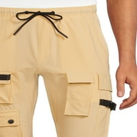 Američki ubod muški rastezljivi najlon labavi fit cargo jogger hlače, veličine s-2xl