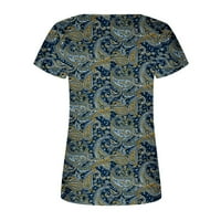 Ženske košulje a-list, Plus-Size košulje za žene na rasprodaji, ženska modna udobna ležerna bluza s okruglim vratom s kratkim rukavima