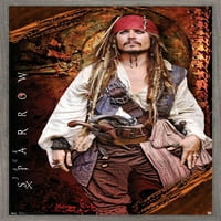 Diesne Pirati s Kariba: na čudnim plimama - Zidni plakat Johnnieja Deppa, 14.725 22.375