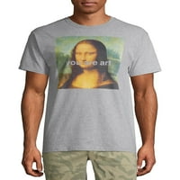 Mona Lisa Vi ste grafička majica Art Men i Big Men