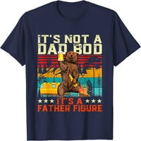 Nije tatino tijelo, to je očeva figura, smiješna majica za ljubitelje piva s medvjedom