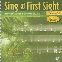 Reproducirani pratilac Pjevaj na prvi pogled, 2: Osnove zborskog pjevanja na prvi pogled, knjiga uvezana češljem i CD