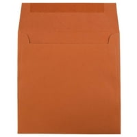 6. 6. Četvrtaste omotnice u tamno narančastoj boji, 1000 kartonskih paketa