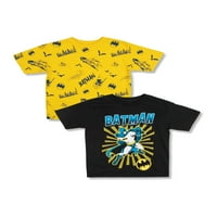 Stripovi Batman Boys Call Of Print & Action Grafička majica, 2-pack, veličine 4-18