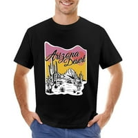 Nova majica s printom pustinjskog Kaktusa, Muška avanturistička majica s grafičkim printom na otvorenom